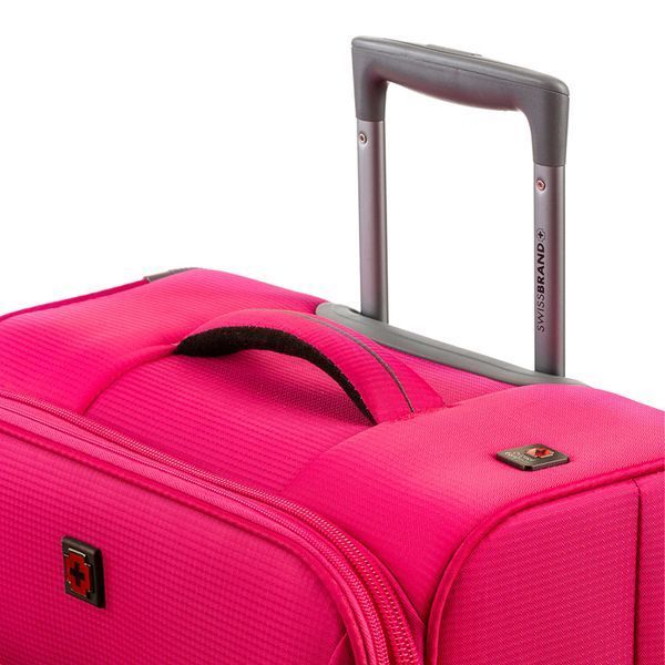 Валіза Swissbrand Silkeborg (S) Fuchsia/Light Grey (SWB_LLSIL941S) DAS301384 фото