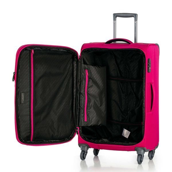 Валіза Swissbrand Silkeborg (S) Fuchsia/Light Grey (SWB_LLSIL941S) DAS301384 фото