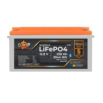 Акумулятор LP LiFePO4 12,8V - 230 Ah (2944Wh) (BMS 200A/100А) пластик Smart BT (Безкоштовна доставка) LP40464 фото