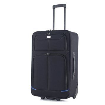 Валіза Semi Line 24" (M) Black/Blue Lines (T5753-2) DAS303173 фото