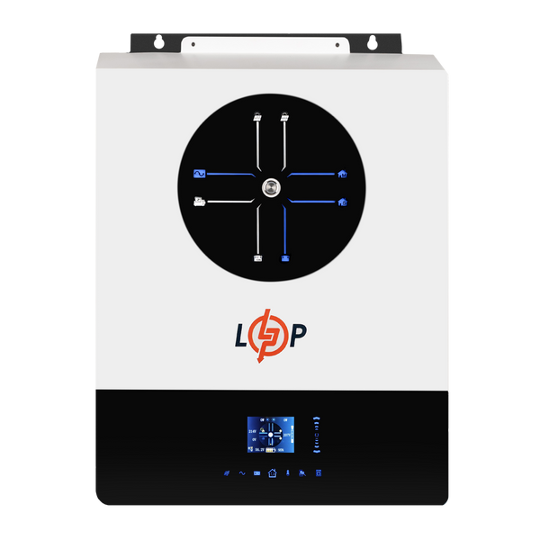 Гібридний сонячний інвертор (ДБЖ) LPW-MAXII-ULTRA 11000VA (11000Вт) 48V 150A MPPT 90-450V ON-OFF GRID LP30593 фото