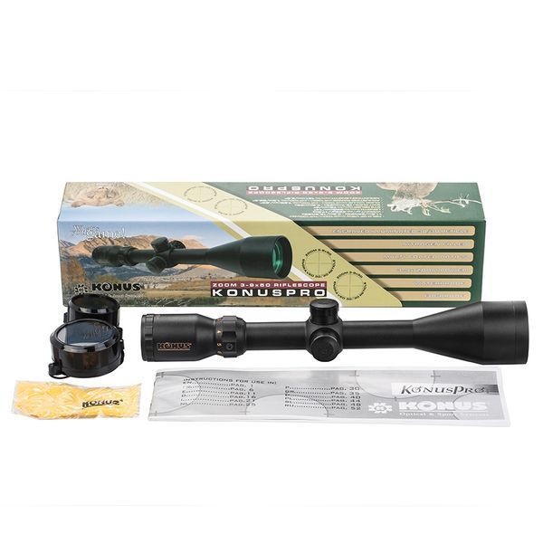 Оптичний приціл KONUS KONUSPRO 3-9x50 30/30 IR (Безкоштовна доставка) B2728 фото