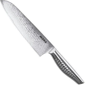Ніж кухонний Сантоку 180 мм Suncraft Moka Damascus (DMK-101) DMK-101 фото