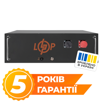 Акумулятор LP LiFePO4 51,2V - 100 Ah (5120Wh) (BMS JK 100A/50А) RM BL (Безкоштовна доставка) LP38130 фото