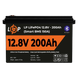 Акумулятор LP LiFePO4 12V (12,8V) - 200 Ah (2560Wh) (Smart BMS 150А) з BT пластик (Безкоштовна доставка) LP20198 фото 2