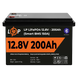 Акумулятор LP LiFePO4 12V (12,8V) - 200 Ah (2560Wh) (Smart BMS 150А) з BT пластик (Безкоштовна доставка) LP20198 фото 1