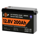 Акумулятор LP LiFePO4 12V (12,8V) - 200 Ah (2560Wh) (Smart BMS 150А) з BT пластик (Безкоштовна доставка) LP20198 фото 3