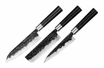 Набір з 3-х кухонних ножів Samura Blacksmith (SBL-0220) SBL-0220 фото