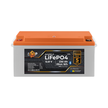 Акумулятор LP LiFePO4 12,8V - 230 Ah (2944Wh) (BMS 100A/100А) пластик Smart BT (Безкоштовна доставка) LP31170 фото