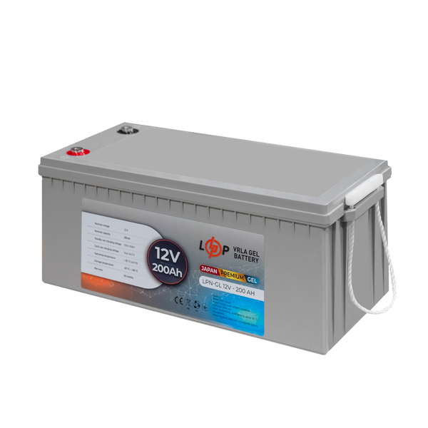 Акумулятор гелевий LPN-GL 12V - 200 Ah (Безкоштовна доставка) LP13720 фото