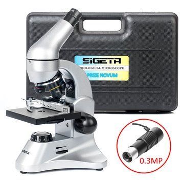 Мікроскоп SIGETA PRIZE NOVUM 20x-1280x з камерою 0.3Mp (в кейсі) B3436 фото