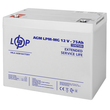 Акумулятор мультигелевий LPM-MG 12V - 75 Ah LP13634 фото