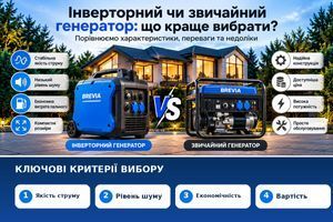 Інверторний чи звичайний генератор: що краще вибрати? &mdash; ілюстрація до статті