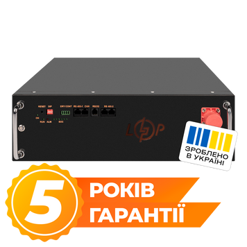 Акумулятор LP LiFePO4 51,2V - 100 Ah (5120Wh) (BMS JK 100A/50А) RM RS485/CAN BL (Безкоштовна доставка) LP38129 фото