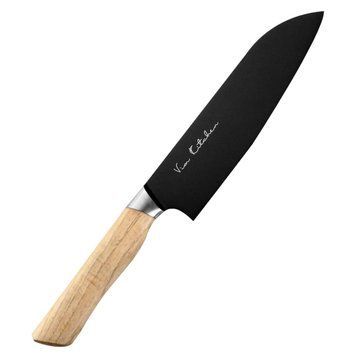 Кухонний японський ніж Сантоку 170 мм Satake Black Ash (807-630) 807-630 фото