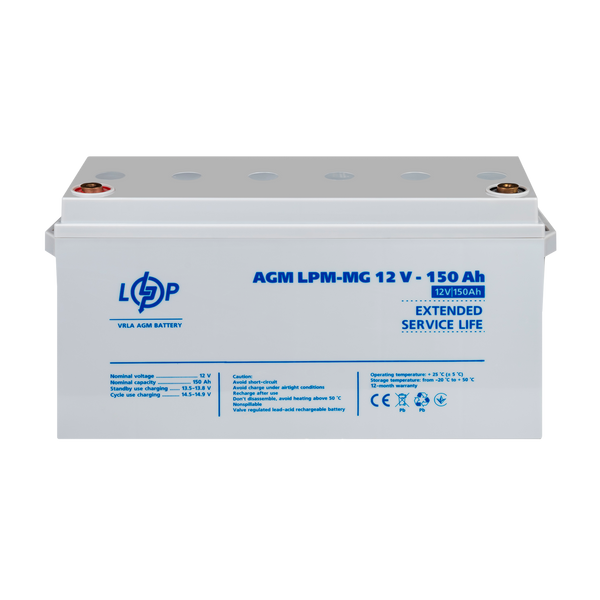 Акумулятор мультигелевий LPM-MG 12V - 150 Ah LP4197 фото