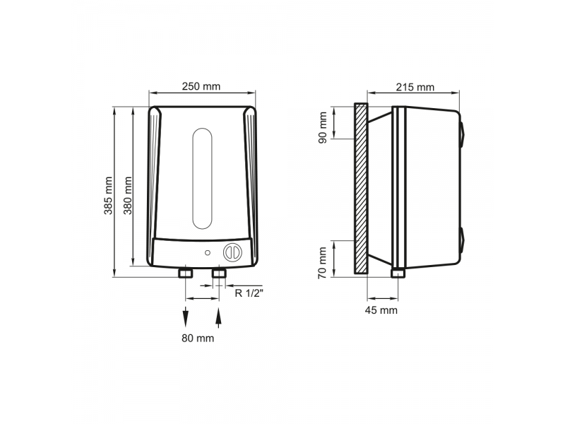 Водонагрівач Arti WH Compact SA 5L/1 (Над мийкою) 602200 фото