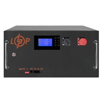 Акумулятор LP LiFePO4 51,2V - 160 Ah (8192Wh) (BMS SP 150A/100А) RM RS485/CAN LCD BL (Безкоштовна доставка) LP38819 фото