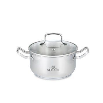 Каструля з кришкою 20 см 2,5 л Gerlach Simple (5901035499799) 5901035499799 фото