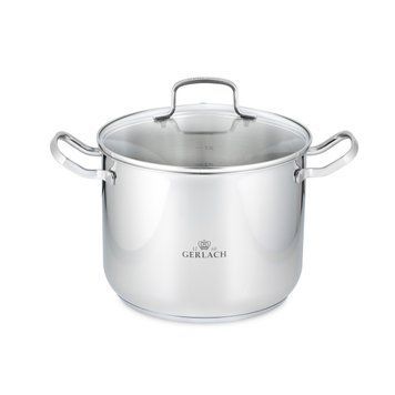 Каструля з кришкою 24 см 7 л Gerlach Simple (5901035499812) 5901035499812 фото