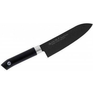 Кухонний ніж Сантоку 170 мм Satake Swordsmith Black (805-735) 805-735 фото