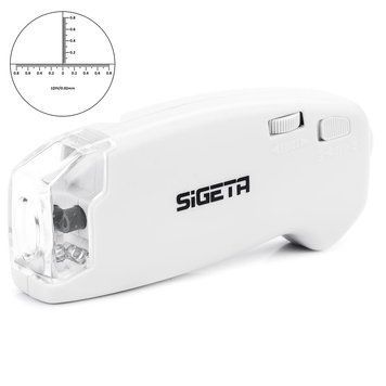 Мікроскоп SIGETA MicroGlass 100x R/T (зі шкалою) B3361 фото
