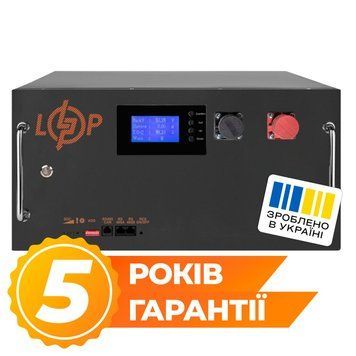 Акумулятор LP LiFePO4 51,2V - 315 Ah (16128Wh) (BMS SP 200A/100А) RM RS485/CAN LCD BL (Безкоштовна доставка) LP40686 фото