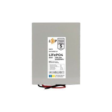 Акумулятор LP LiFePO4 64V - 100 Ah (6400Wh) (BMS 150A/100А) метал Smart BT heating LP39171 фото