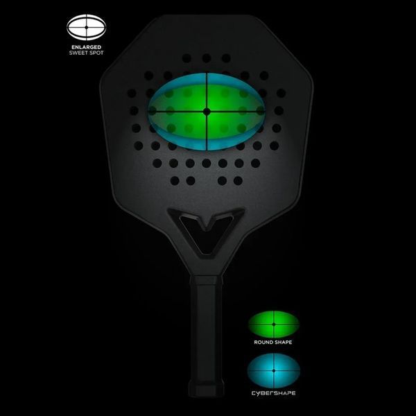 Ракетка для падел тенісу Stiga Racket 18K Cybershape 2V (2202-1722-03) 932049 фото