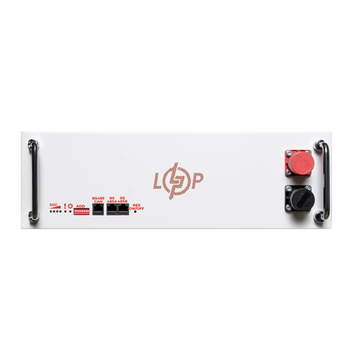Акумулятор LP LiFePO4 51,2V - 100 Ah (5120Wh) (BMS SP 100A/50А) RM RS485/CAN WH (Безкоштовна доставка) LP37736 фото