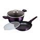 Набір посуду 4 предмета Berlinger Haus Purple Eclipse Collection (BH-7102) BH-7102 фото 1